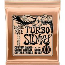 Струни для електрогітари Ernie Ball 2224 Turbo Slinky Nickel Wound 9,5/46
