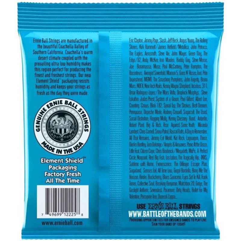 Струны для электрогитары Ernie Ball 2225 Extra Slinky Nickel Wound 8/38
