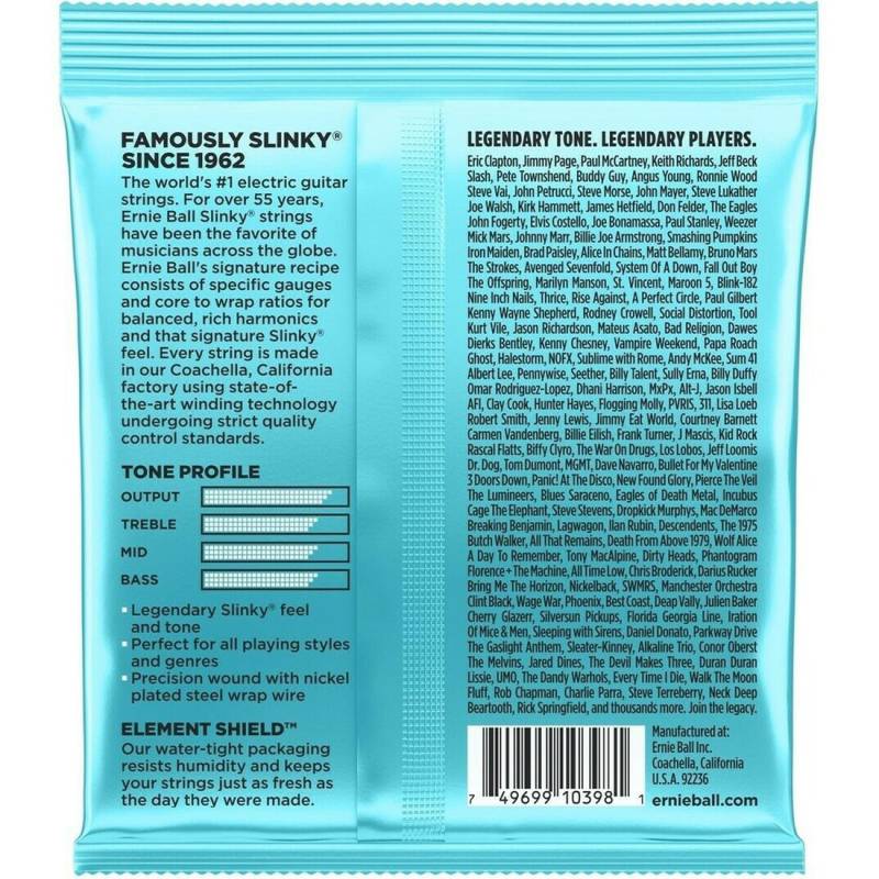 Струны для электрогитары Ernie Ball 2228 Mighty Slinky Nickel Wound 8.5/40