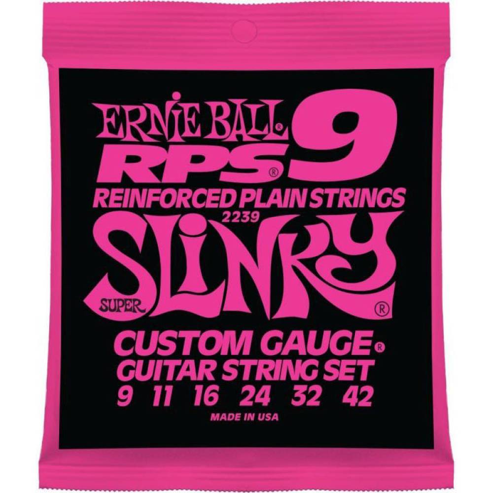 Струни для електрогітари Ernie Ball 2239 RPS-9 Reinforced Slinky 9/42