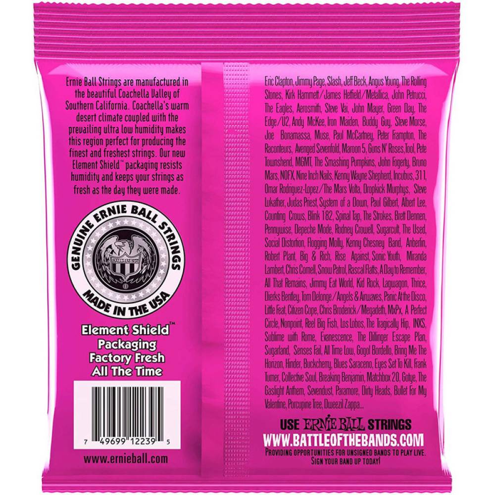 Струни для електрогітари Ernie Ball 2239 RPS-9 Reinforced Slinky 9/42