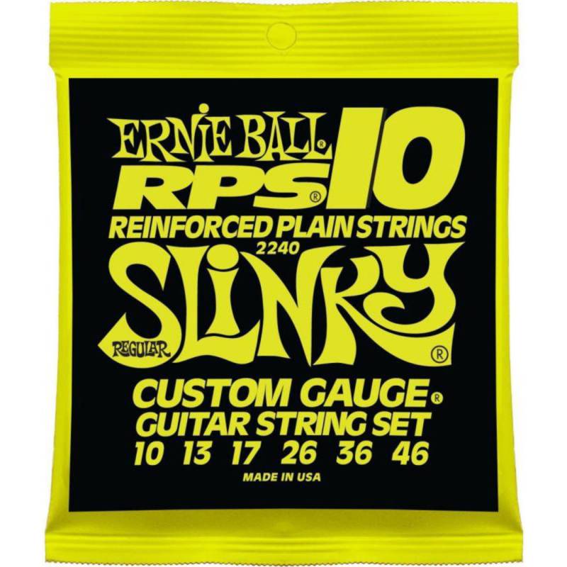 Струны для электрогитары Ernie Ball 2240 RPS-10 Reinforced Slinky 10/46