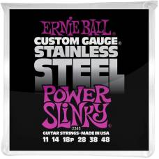 Струни для електрогітари Ernie Ball 2245 Power Slinky Stainless Steel 11/48