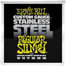 Струни для електрогітари Ernie Ball 2246 Regular Slinky Stainless Steel 10/46