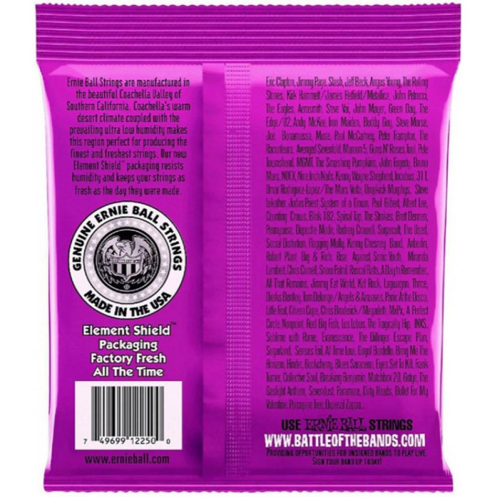 Струни для електрогітари Ernie Ball 2250 Classic Pure Nickel Power Slinky 11/48