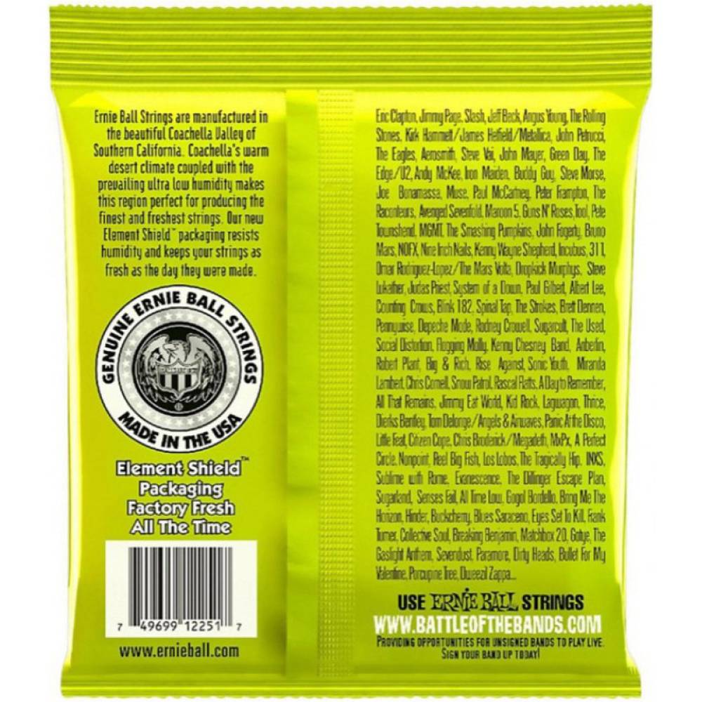 Струни для електрогітари Ernie Ball 2251 Classic Pure Nickel Regular Slinky 10/46