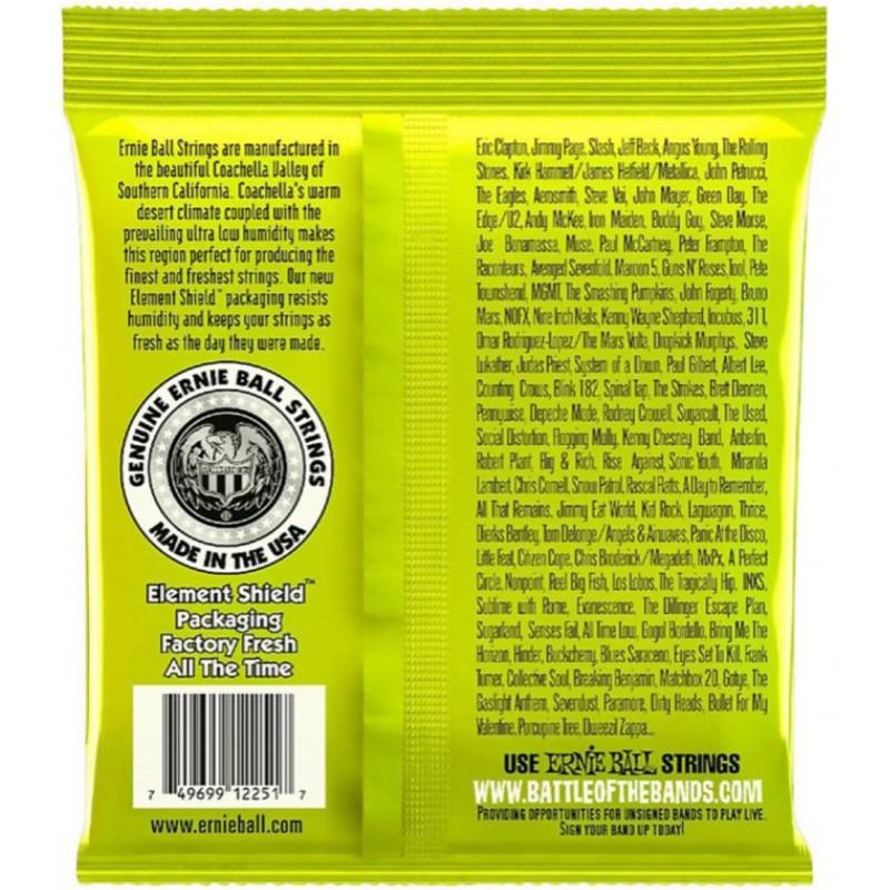 Струны для электрогитары Ernie Ball 2251 Classic Pure Nickel Regular Slinky 10/46