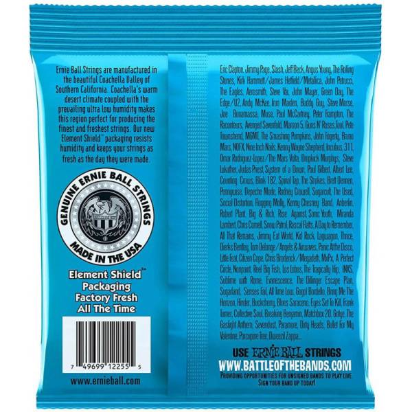 Струны для электрогитары Ernie Ball 2255 Classic Pure Nickel Extra Slinky 8/38