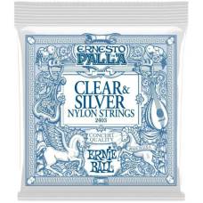 Струни для класичної гітари Ernie Ball 2403 Ernesto Palla Nylon Clear & Silver