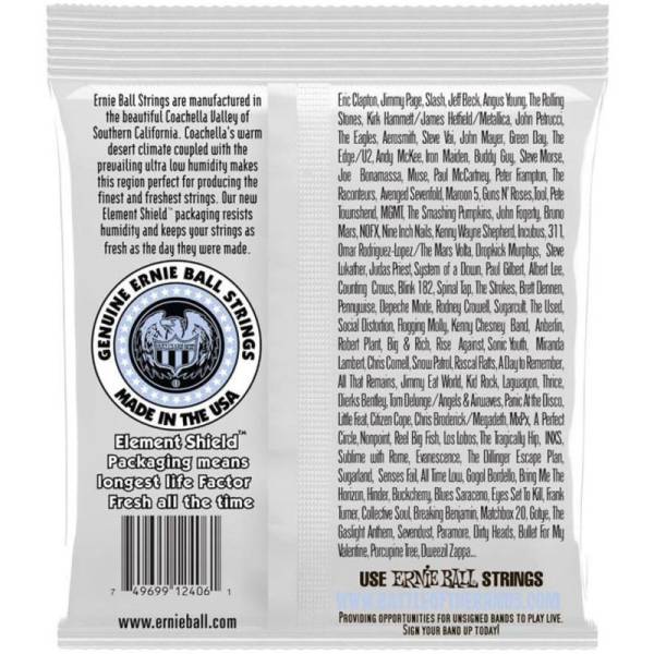 Струни для класичної гітари Ernie Ball 2406 Ernesto Palla Nylon Black & Silver
