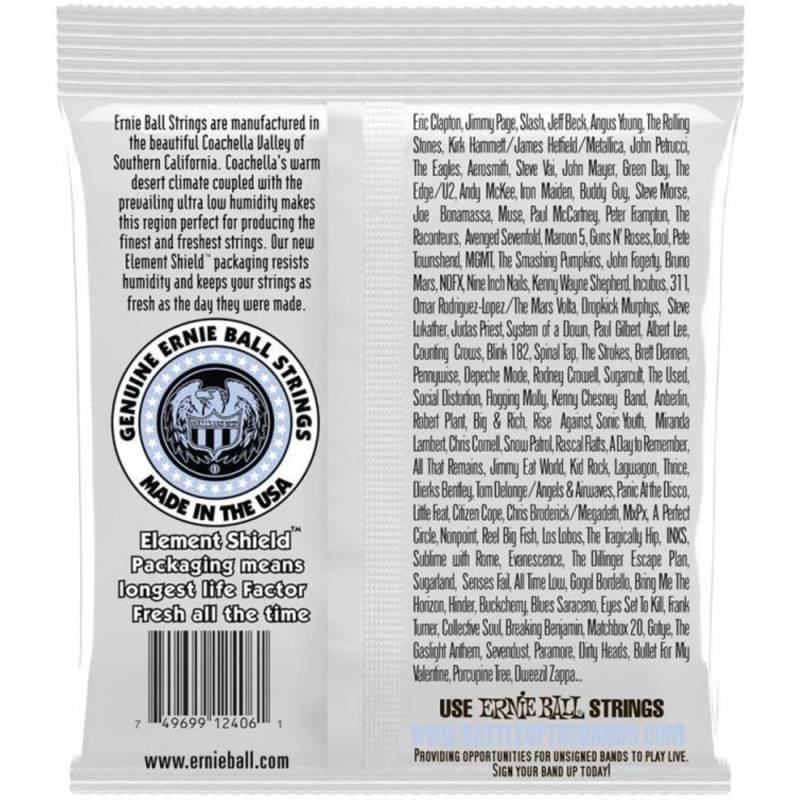 Струны для классической гитары Ernie Ball 2406 Ernesto Palla Nylon Black & Silver