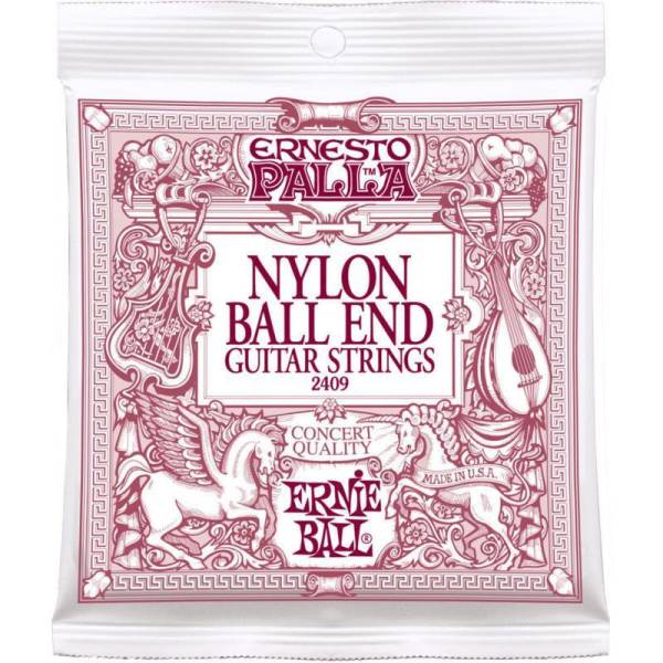 Струни для класичної гітари Ernie Ball 2409 Ernesto Palla Nylon Black & Gold (Ball End)
