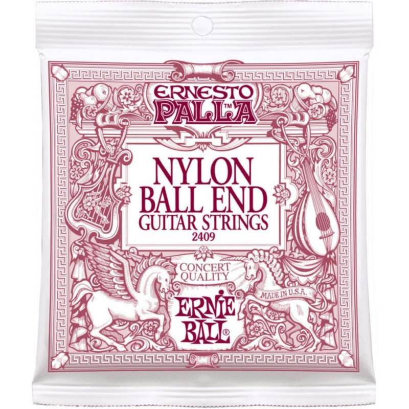 Струны для классической гитары Ernie Ball 2409 Ernesto Palla Nylon Black & Gold (Ball End)