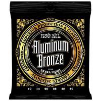 Струны для акустической гитары Ernie Ball 2570 Extra Light Aluminum Bronze 10/50