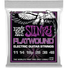 Струни для електрогітари Ernie Ball 2590 Power Slinky Flatwound 11/48