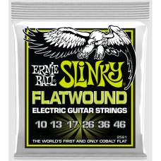 Струни для електрогітари Ernie Ball 2591 Regular Slinky Flatwound 10/46