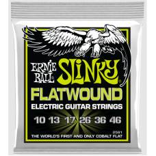 Струны для электрогитары Ernie Ball 2591 Regular Slinky Flatwound 10/46