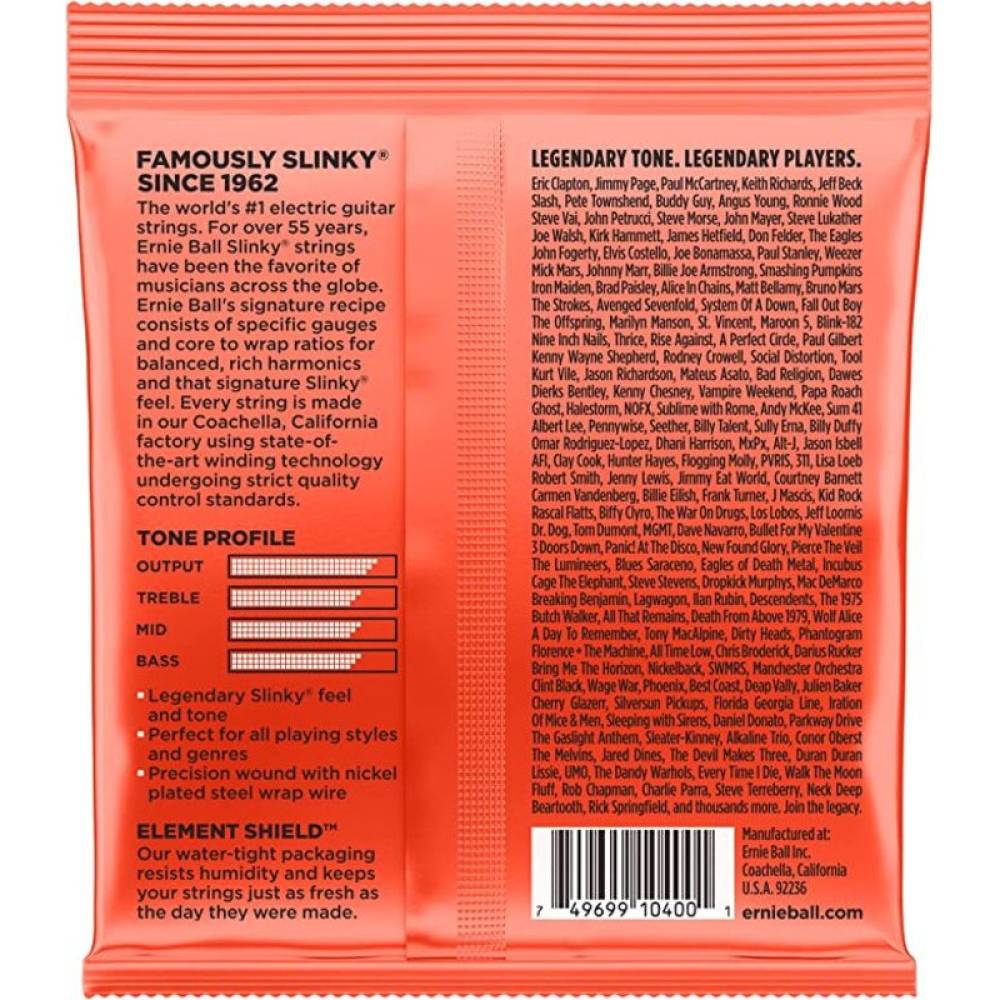 Струни для електрогітари Ernie Ball 2615 Skinny Top Heavy 7 10/62