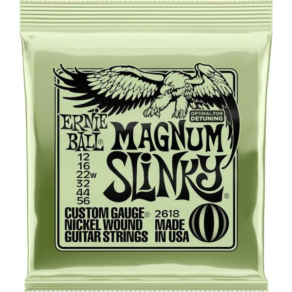 Струны для электрогитары Ernie Ball 2618 Magnum Slinky Nickel Wound 12/56