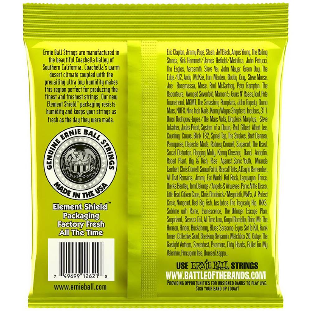 Струни для електрогітари Ernie Ball 2621 7-String Regular Slinky Nickel Wound 10/56