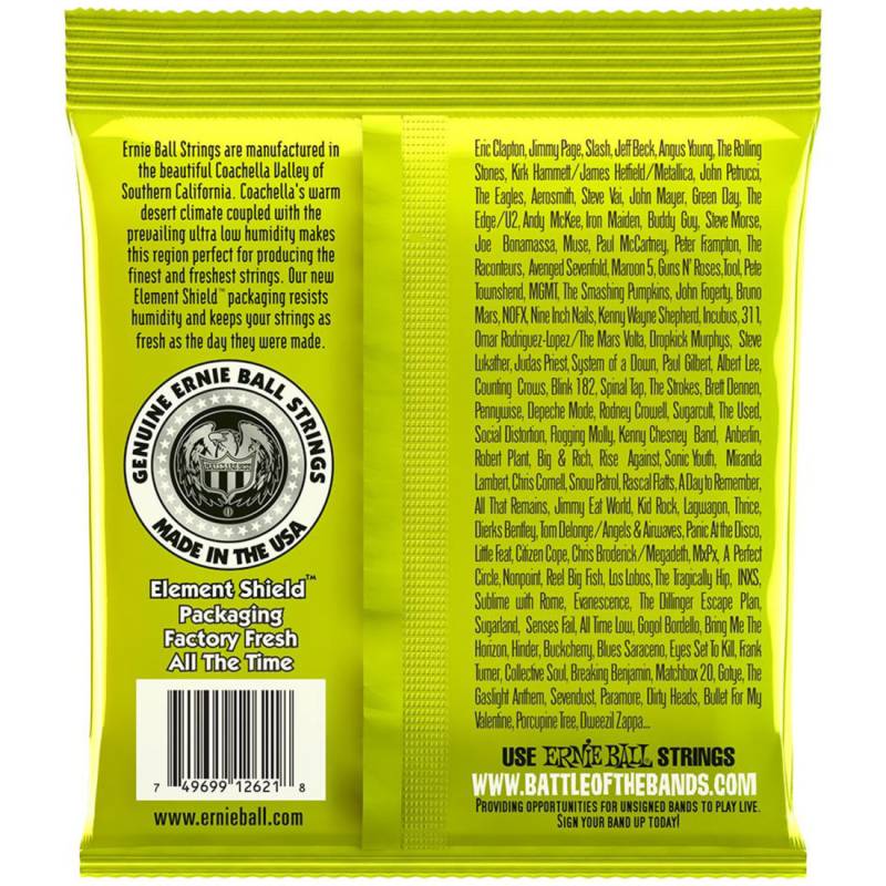 Струны для электрогитары Ernie Ball 2621 7-String Regular Slinky Nickel Wound 10/56