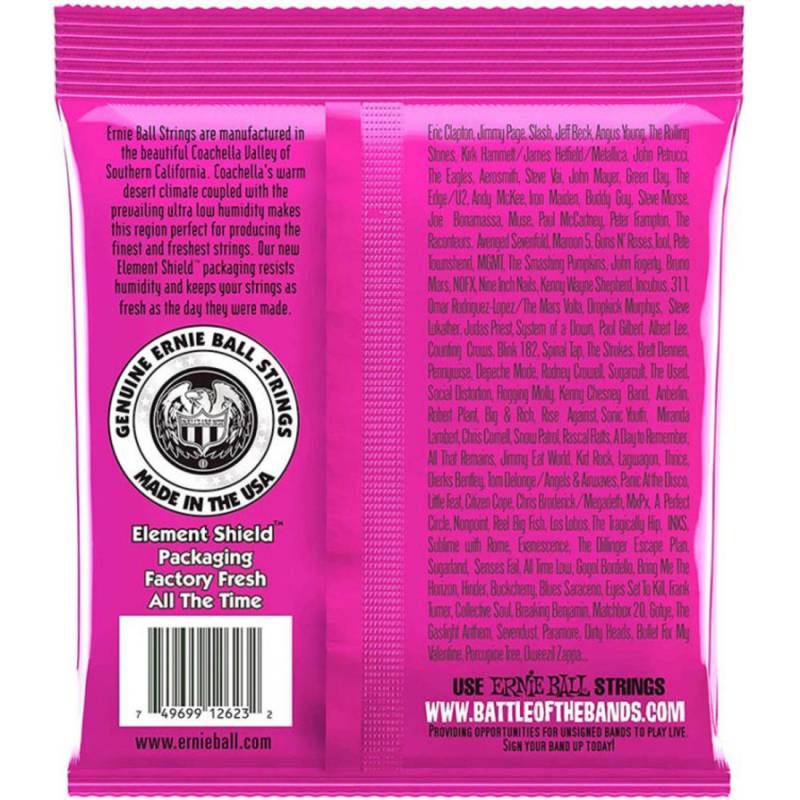 Струны для электрогитары Ernie Ball 2623 7-String Super Slinky Nickel Wound 9/52