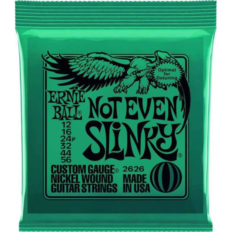 Струны для электрогитары Ernie Ball 2626 Not Even Slinky Nickel Wound 12/56