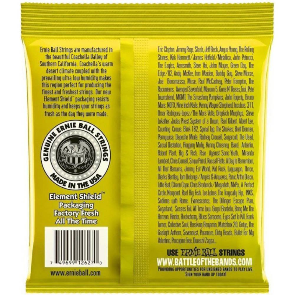 Струни для електрогітари Ernie Ball 2627 Beefy Slinky Nickel Wound 11/54