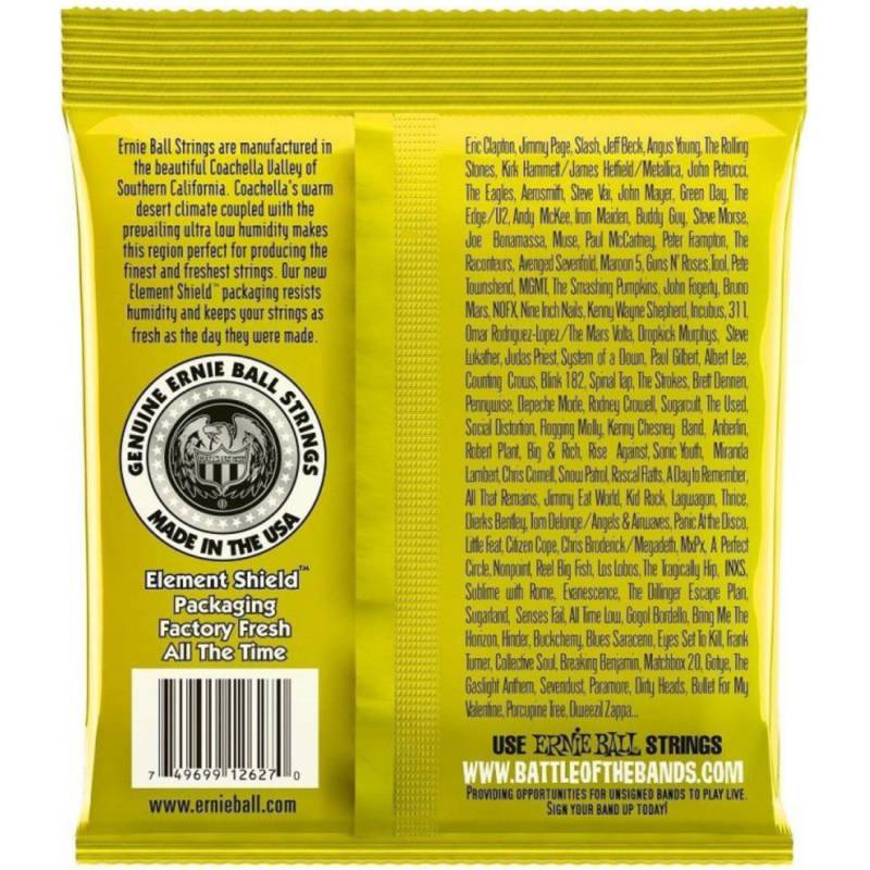 Струны для электрогитары Ernie Ball 2627 Beefy Slinky Nickel Wound 11/54