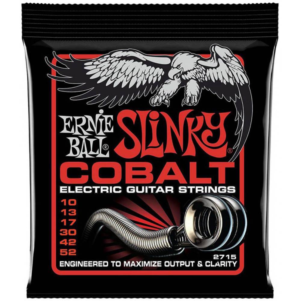 Струни для електрогітари Ernie Ball 2715 Cobalt Slinky 10/52