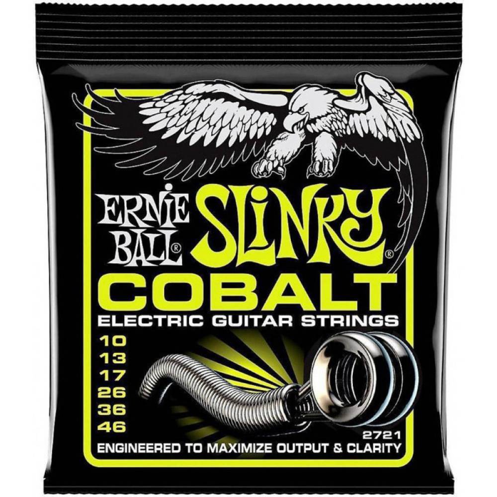 Струни для електрогітари Ernie Ball 2721 Cobalt Slinky 10/46