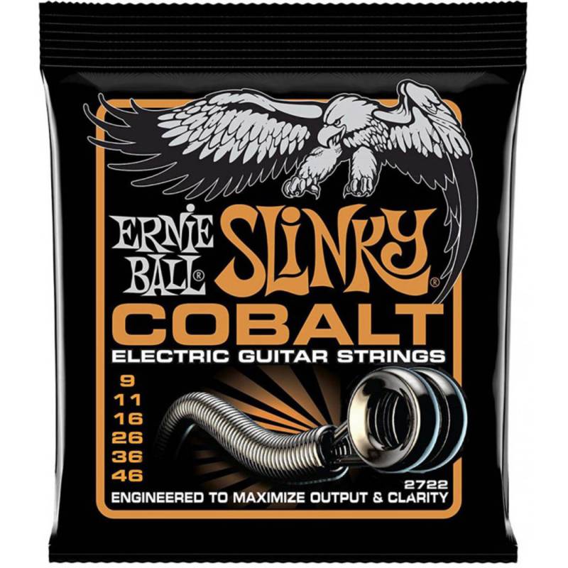 Струны для электрогитары Ernie Ball 2722 Cobalt Slinky 9/46