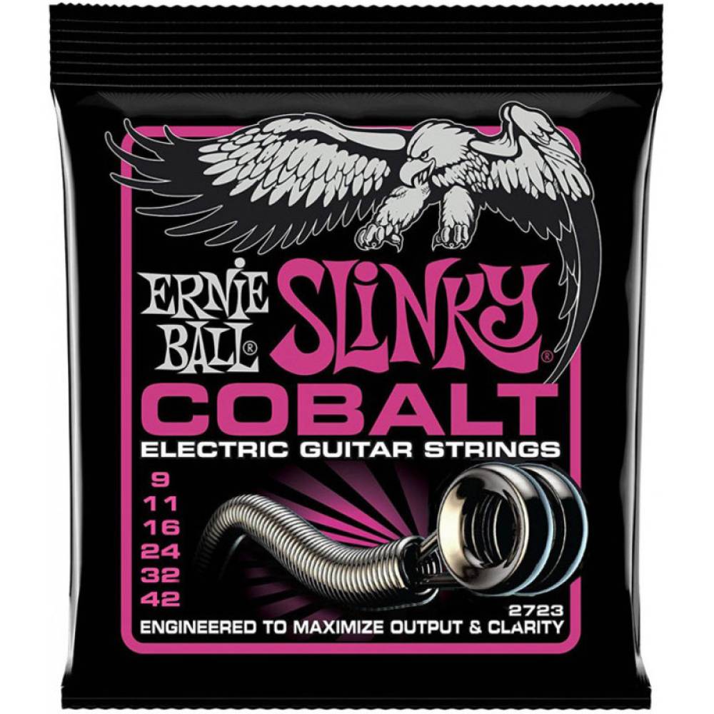 Струни для електрогітари Ernie Ball 2723 Cobalt Slinky 9/42