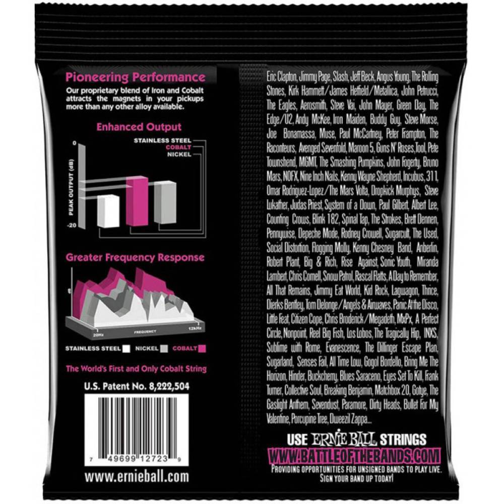 Струни для електрогітари Ernie Ball 2723 Cobalt Slinky 9/42