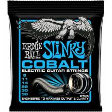 Струни для електрогітари Ernie Ball 2725 Cobalt Slinky 8/38
