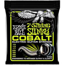 Струны для электрогитары Ernie Ball 2728 7-String Cobalt Slinky 10/56