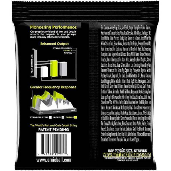 Струни для електрогітари Ernie Ball 2728 7-String Cobalt Slinky 10/56