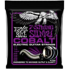 Струни для електрогітари Ernie Ball 2729 7-String Cobalt Slinky 11/58