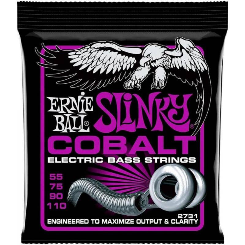Струни для бас-гітари Ernie Ball 2731 Cobalt Power Slinky 55/110