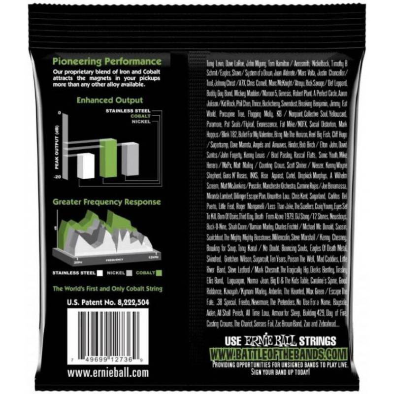 Струни для бас-гітари Ernie Ball 2731 Cobalt Power Slinky 55/110