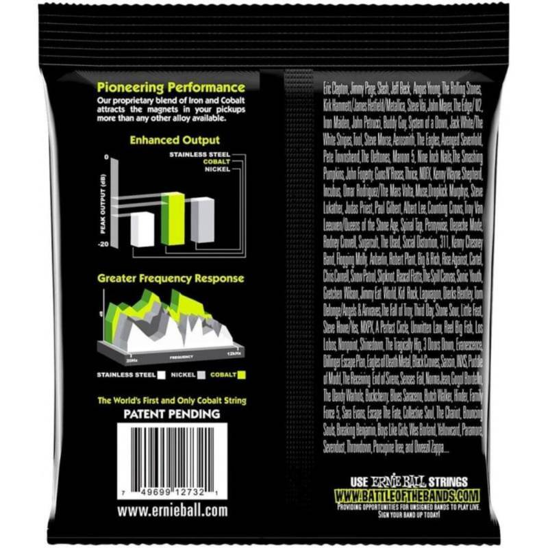 Струны для бас-гитары Ernie Ball 2732 Cobalt Regular Slinky 50/105