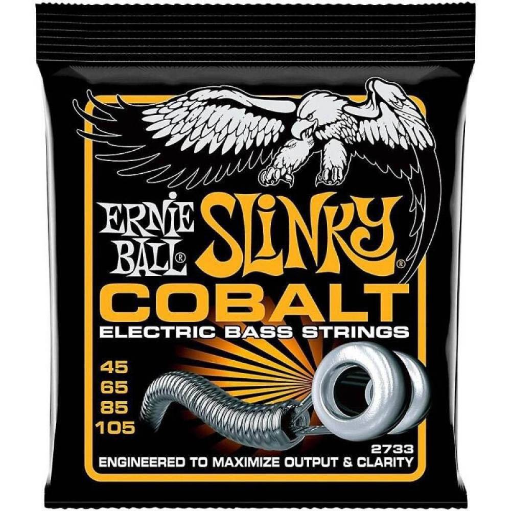 Струны для бас-гитары Ernie Ball 2733 Cobalt Hybrid Slinky 45/105