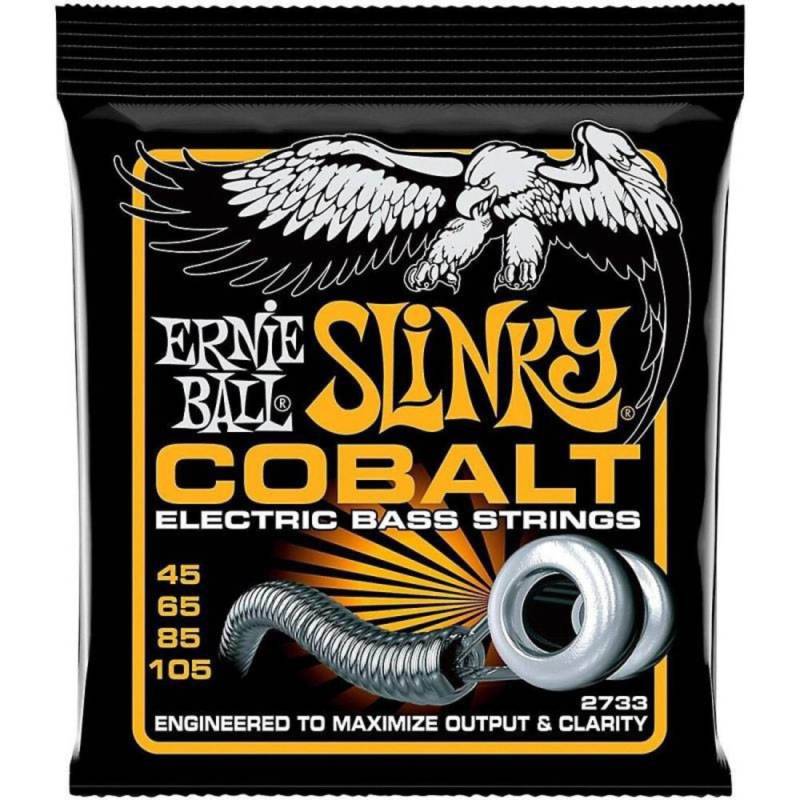 Струни для бас-гітари Ernie Ball 2733 Cobalt Hybrid Slinky 45/105