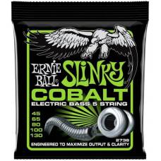 Струни для бас-гітари Ernie Ball 2736 Cobalt Slinky 5-Strings 45/130