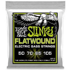 Струны для бас-гитары Ernie Ball 2812 Cobalt Slinky Flatwound 50/105