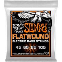 Струны для бас-гитары Ernie Ball 2813 Hybrid Cobalt Slinky Flatwound 45/105