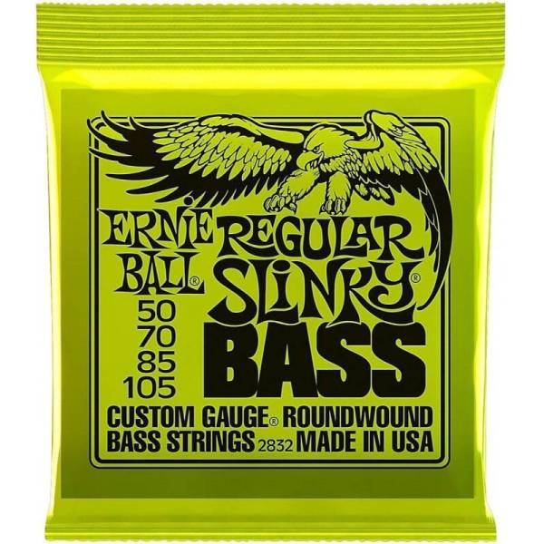 Струни для бас-гітари Ernie Ball 2832 Regular Slinky Nickel Wound 50/105
