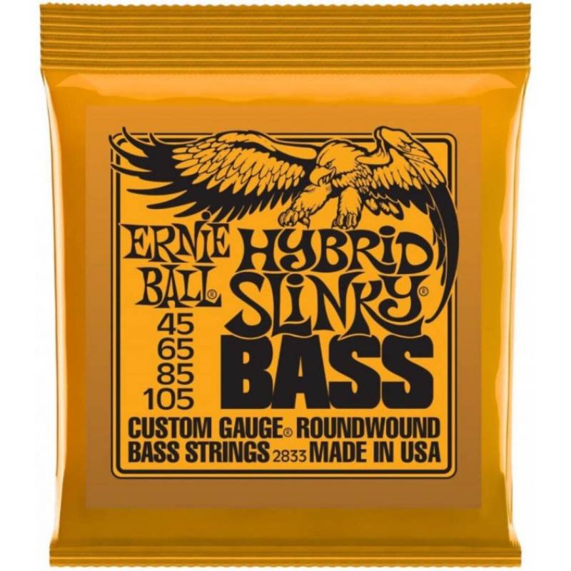 Струны для бас-гитары Ernie Ball 2833 Hybrid Slinky Nickel Wound 4-String 45/105