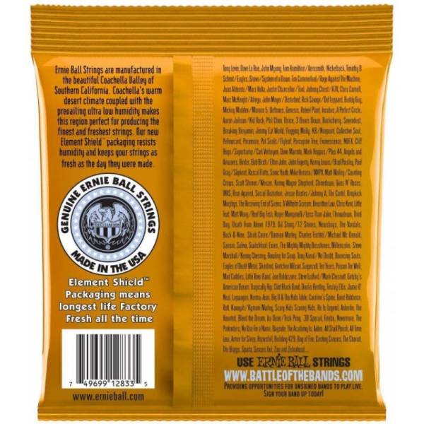 Струни для бас-гітари Ernie Ball 2833 Hybrid Slinky Nickel Wound 4-String 45/105