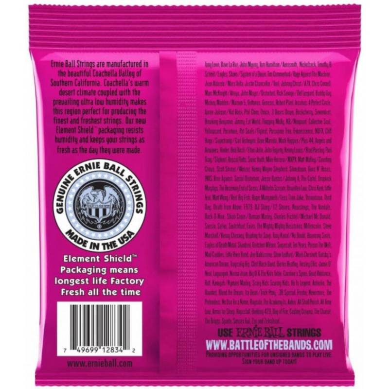 Струны для бас-гитары Ernie Ball 2834 Super Slinky Nickel Wound 4-String 45/100